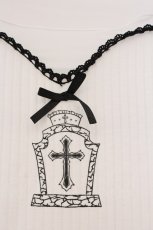 画像2: DimMoire / Gothicチュールトップス  シロ×クロ O-26-03-21-108-0-TO-IG-OS (2)