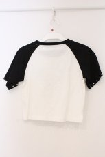 画像4: DimMoire / ラインストーンHeartCoreミニT  シロ×クロ O-26-03-21-109-0-TO-IG-OS (4)