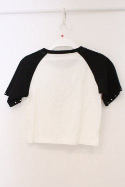 画像4: DimMoire / ラインストーンHeartCoreミニT  シロ×クロ O-26-03-21-109-0-TO-IG-OS