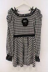 DimMoire / Coffin Doll ミニワンピース  クロ×シロ O-26-03-21-110-0-OP-IG-OS