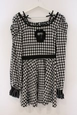画像1: DimMoire / Coffin Doll ミニワンピース  クロ×シロ O-26-03-21-110-0-OP-IG-OS (1)