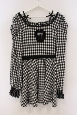 画像1: DimMoire / Coffin Doll ミニワンピース  クロ×シロ O-26-03-21-110-0-OP-IG-OS