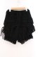 画像4: merry jenny / シュガーフリルカボチャパンツ  クロ O-26-03-21-111-LO-PA-IG-OS (4)