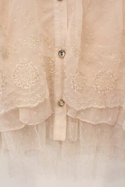 画像2: axes femme / ラメドットドビーブラウス M ピンク O-26-03-21-010-AX-BL-OW-OS