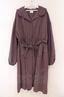 画像1: merry jenny / 2way トレンチワンピース  パープル O-26-03-21-113-LO-OP-IG-OS