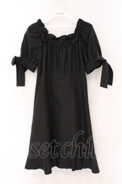 画像1: MILK / Twin Ribbonワンピース  クロ O-26-03-21-117-ML-OP-IG-OS