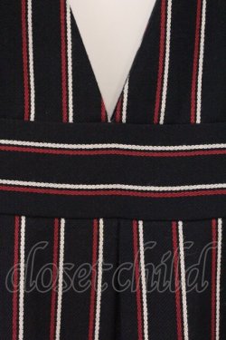 画像2: MILK / レジメンタルジャンパースカート  ネイビー O-26-03-21-119-ML-OP-IG-OS