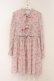 画像1: MILK / ガーデンDress  ピンク O-26-03-21-120-ML-OP-IG-OS (1)