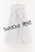LA BELLE ETUDE / Odette オーガンジースカート  ミントグレー O-26-03-21-125-GO-SK-IG-OS