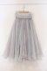 画像4: LA BELLE ETUDE / Odette オーガンジースカート  ミントグレー O-26-03-21-125-GO-SK-IG-OS (4)
