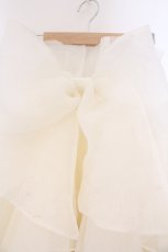 画像2: LA BELLE ETUDE / Odette MINI ボリューオーガンジースカート  アイボリー O-26-03-21-127-GO-SK-IG-ZT594 (2)