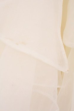 画像3: LA BELLE ETUDE / Odette MINI ボリューオーガンジースカート  アイボリー O-26-03-21-127-GO-SK-IG-OS
