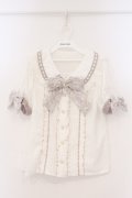 LIZ LISA / ハートレース襟ブラウス  シロ O-26-03-21-129-LO-BL-IG-OS