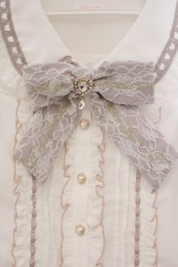 画像2: LIZ LISA / ハートレース襟ブラウス  シロ O-26-03-21-129-LO-BL-IG-OS