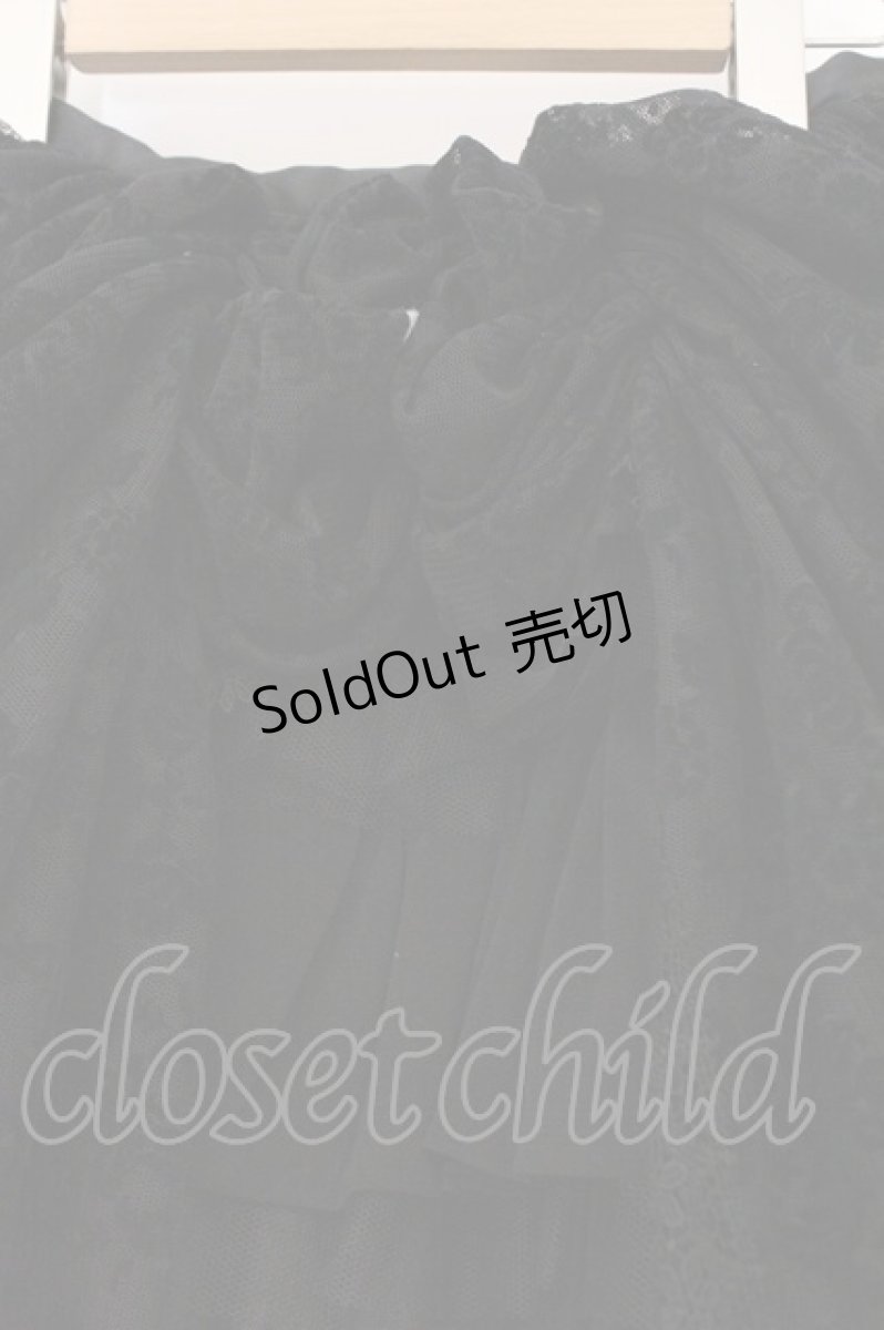 画像5: abilletage / Corset d’Ombreオーバースカート  ブラック O-26-03-21-130-GO-SK-IG-OS (5)