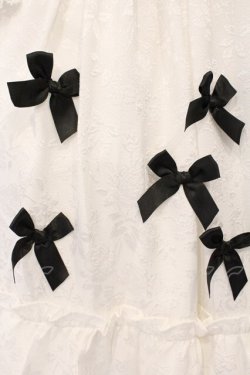 画像3: Chalmiere / ブリリアントローズジャンパースカート  クロ×シロ O-26-03-21-131-0-OP-IG-OS