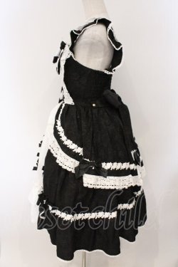 画像5: Chalmiere / ブリリアントローズジャンパースカート  クロ×シロ O-26-03-21-131-0-OP-IG-OS