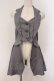 画像1: axes femme POETIQUE / クラシックホルターベスト  グレー O-26-03-21-132-AX-TO-IG-OS (1)