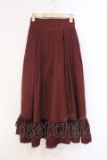 Kurumi Collaboration / TT*KRミジンコールLSK ノエル・ド・メモワール スカート M ワイン O-26-03-21-002-GO-SK-IG-OS