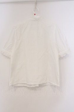 画像3: evelyn / コットンレースボウタイ半袖ブラウス  シロ O-26-03-21-014-LO-BL-IG-OS