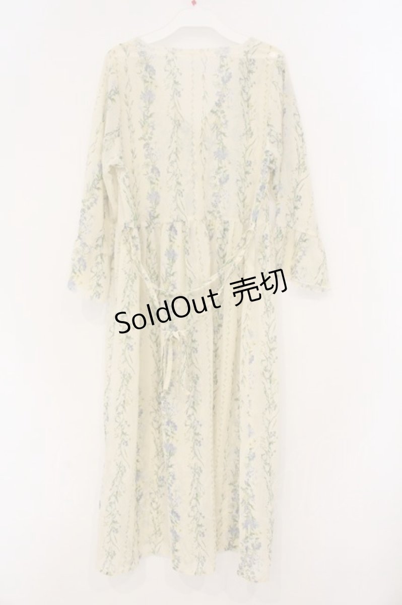 画像3: axes femme / 花柄シースルーロングカーディガン  イエロー O-26-03-21-015-AX-TO-IG-OS (3)