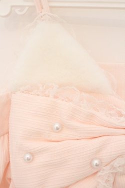 画像3: Ank Rouge / リボンネコちゃんオフショルテレコトップス M ピンク O-26-03-21-016-CA-TO-OW-OS