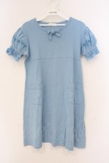 画像1: Emily Tmple / カットワークレースワンピース 150cm サックス O-26-03-21-021-LO-OP-IG-OS (1)