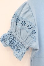画像2: Emily Tmple / カットワークレースワンピース 150cm サックス O-26-03-21-021-LO-OP-IG-OS (2)
