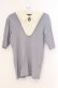 画像1: an another angelus / クレリックヨークニットトップス【洗える】 F ライトグレー O-26-03-21-022-CA-TO-OW-OS (1)