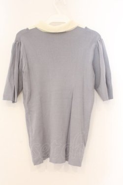 画像3: an another angelus / クレリックヨークニットトップス【洗える】 F ライトグレー O-26-03-21-022-CA-TO-OW-OS