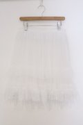virally / チュールエプロン S シロ O-26-03-21-003-PU-ZA-IG-OS
