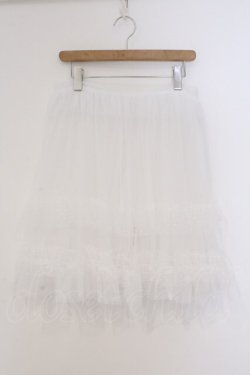 画像1: virally / チュールエプロン S シロ O-26-03-21-003-PU-ZA-IG-OS