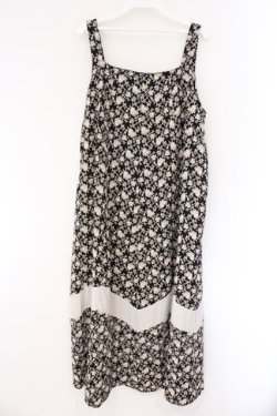 画像3: axes femme / 総花柄キャミワンピース  クロ O-26-03-23-032-AX-OP-IG-OS