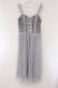 画像1: axes femme / レース重ねキャミワンピース M グレー O-26-03-23-035-AX-OP-IG-OS (1)