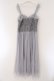 画像3: axes femme / レース重ねキャミワンピース M グレー O-26-03-23-035-AX-OP-IG-OS (3)