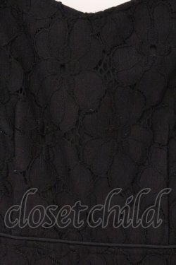 画像2: dazzlin / バックレースアップジャンパースカート M クロ O-26-03-23-051-GO-OP-OW-OS