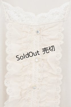 画像2: axes femme / ブラウスディテール半袖PO M キナリ O-26-03-23-060-AX-TO-OW-OS