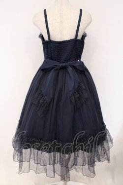 画像4: axes femme kawaii / ヴィンテージサテンジャンスカ M ネイビー O-26-03-23-005-AX-OP-IG-OS