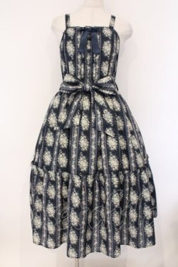 画像1: axes femme kawaii / アンティークブーケジャンスカ  ネイビー O-26-03-23-006-AX-OP-IG-OS