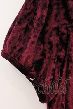 画像4: axes femme / ベロアフィッシュテールチュニック M ワイン O-26-03-23-065-AX-OP-OW-OS