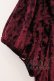 画像4: axes femme / ベロアフィッシュテールチュニック M ワイン O-26-03-23-065-AX-OP-OW-OS (4)