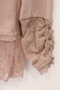 画像2: axes femme / はしごレースカットソー M ピンク O-26-03-23-070-AX-TO-OW-OS