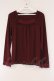 画像1: axes femme / グラデーションインナープルオーバー M ワイン O-26-03-23-071-AX-TO-OW-OS (1)