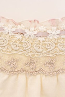 画像2: axes femme / 総レース・立体お花付きキャミソール M キナリ O-26-03-23-074-AX-TO-OW-OS