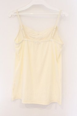 画像3: axes femme / お花＆パールキャミ M キナリ O-26-03-23-075-AX-BL-OW-OS