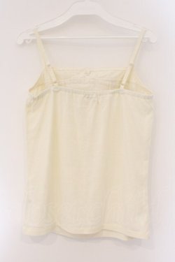 画像3: axes femme / レース使いキャミソール M キナリ O-26-03-23-076-AX-TO-OW-OS