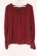 画像1: axes femme / 胸元ラメレース使いインナープルオーバー M ワイン O-26-03-23-078-AX-TO-OW-OS (1)