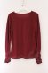 画像3: axes femme / 胸元ラメレース使いインナープルオーバー M ワイン O-26-03-23-078-AX-TO-OW-OS (3)