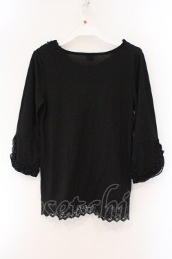 画像3: axes femme / ポンポンモチーフ使いプルオーバー M クロ O-26-03-23-083-AX-TO-OW-OS