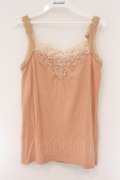 axes femme / グラデーションキャミソール M コーラルピンク O-26-03-23-086-AX-TO-OW-OS